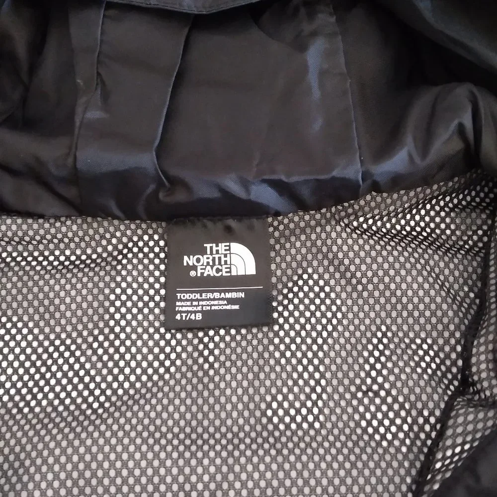 The North Face Toddler Quinn Rain Shell Jacket, 4T - TNF Black, Brand NEW, Authe - Picture 4 of 8
